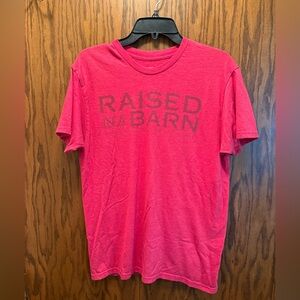 Raised in a Barn Red T-Shirt